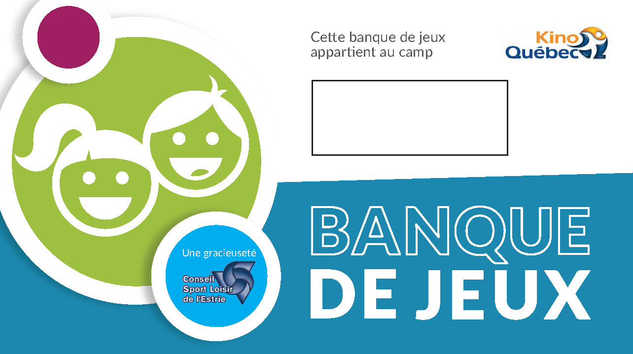 Banque de jeux « Ma cour, un monde de plaisir! » Conseil Sport Loisir de l'Estrie